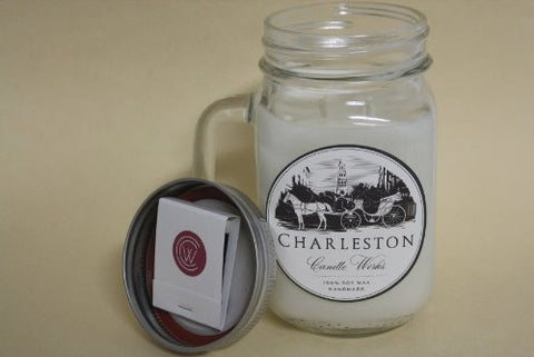 Soy citronella candle, handmade with 100% natural soy wax. 