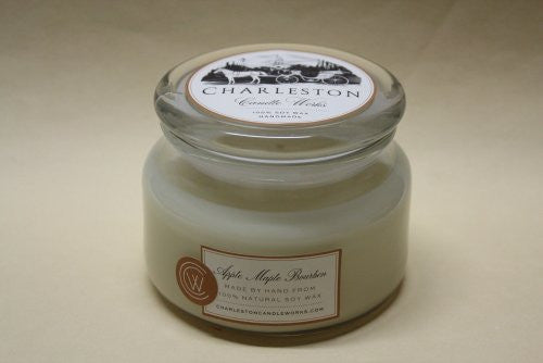 8oz apple maple bourbon soy candle. 