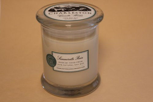 Summerville rain candle, handmade from natural soy wax. 
